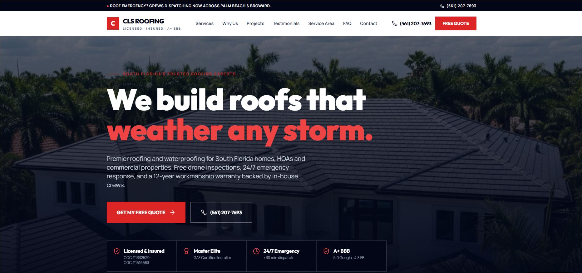 Plumbing Co. — South Florida — Plumbing site by Elevara Systems.